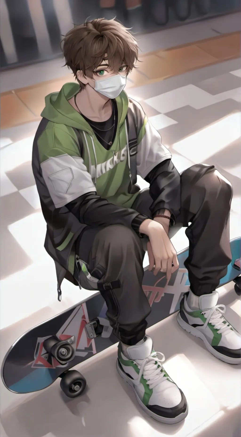 ai character: Justin background