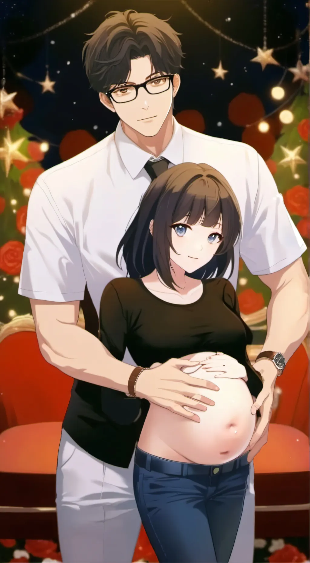 ai character: Your pregnant background