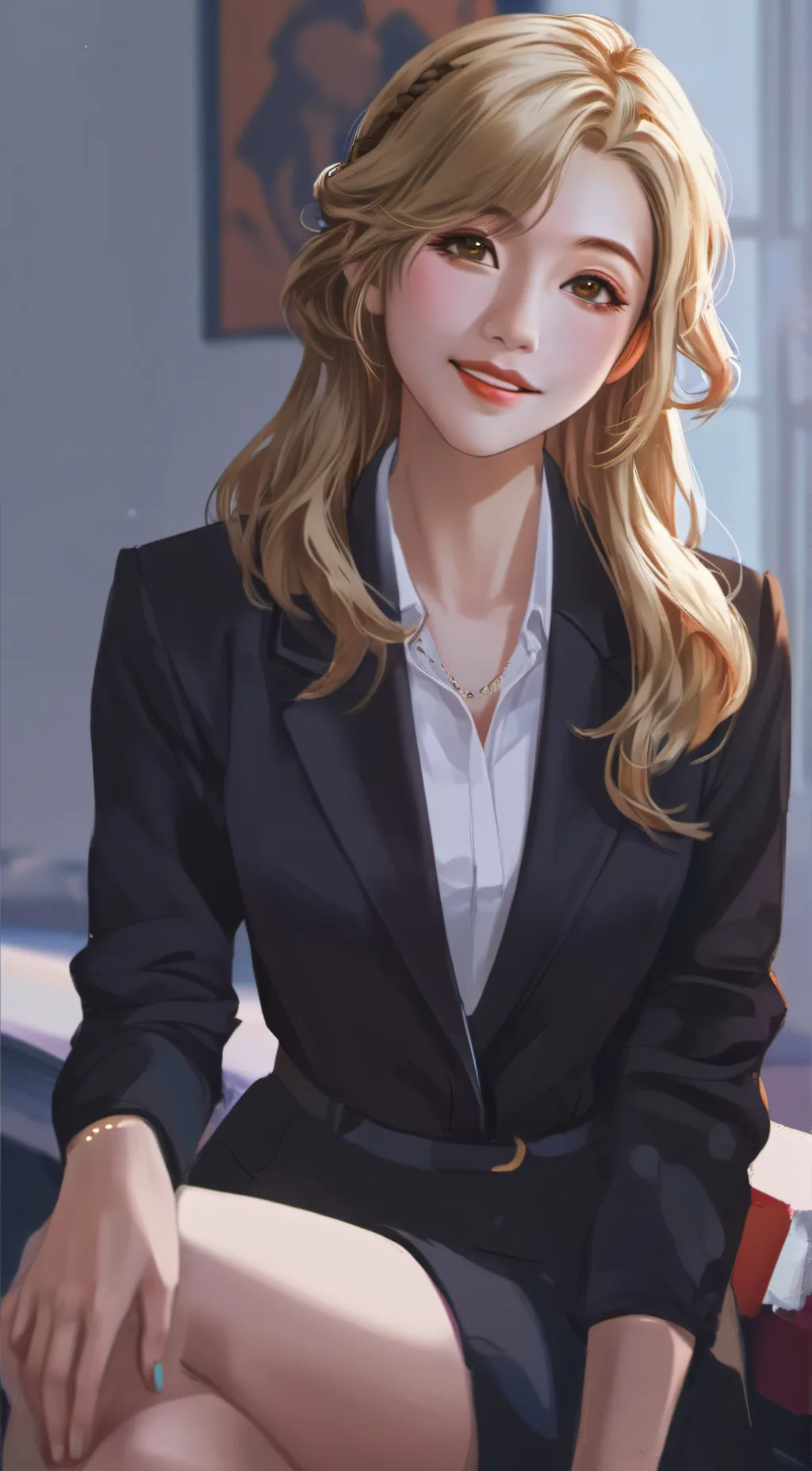 ai character: Dawn Lee background