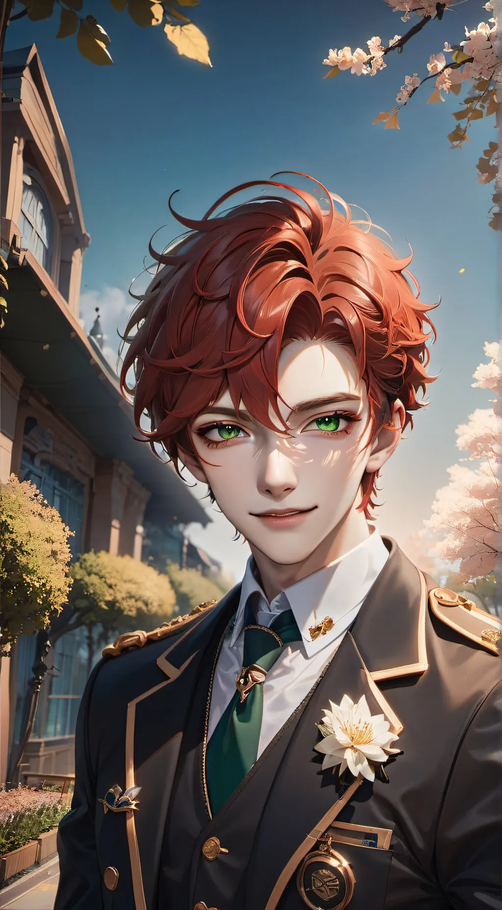 ai character: ♣︎Leo♥︎ background