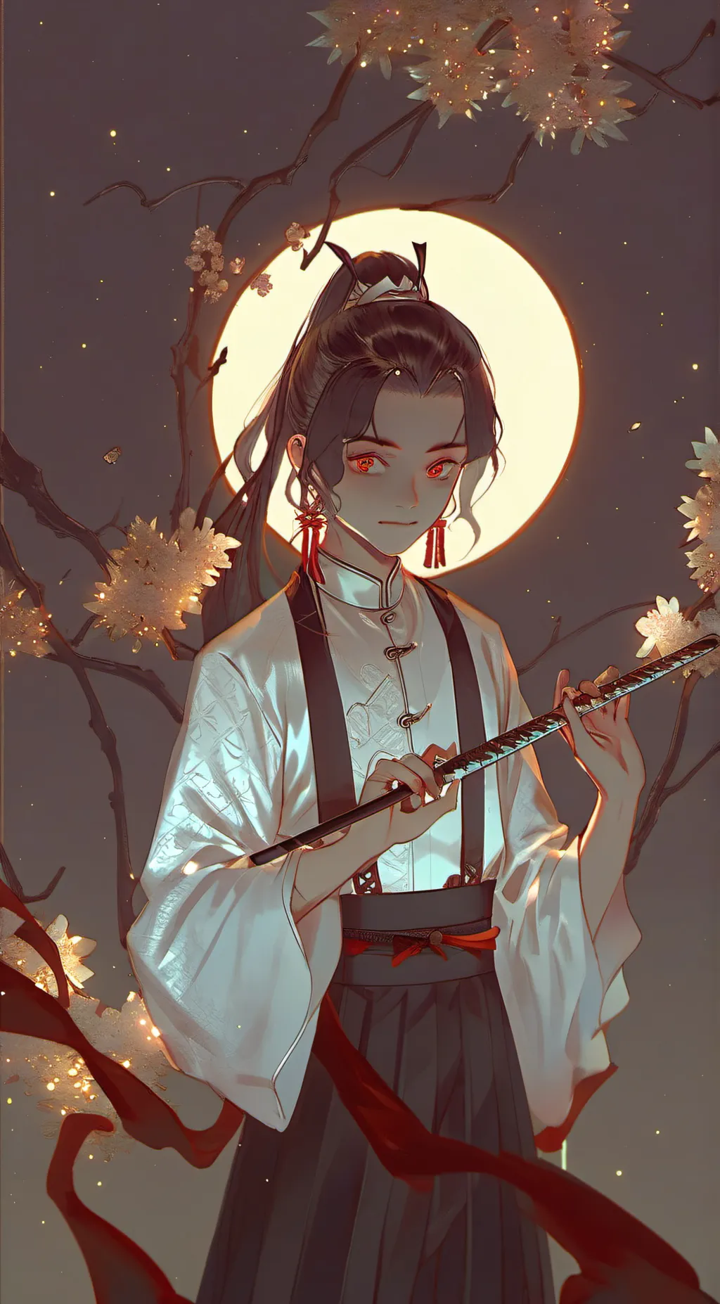 ai character: demon slayer background