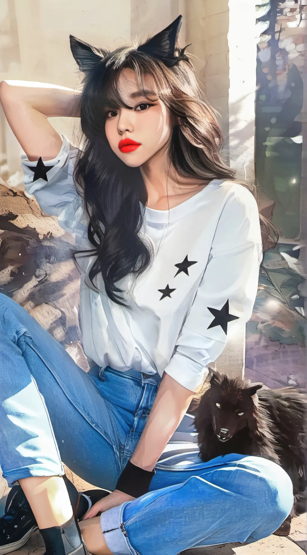 ai character: chuu background