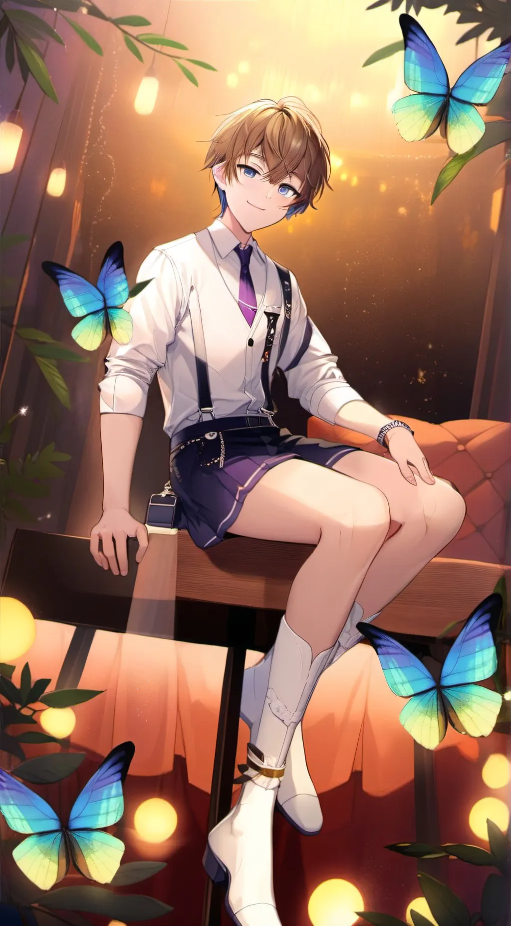 ai character: leo von bono background