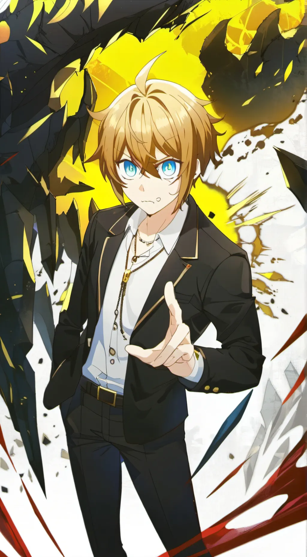 ai character: bakugo katsuki background