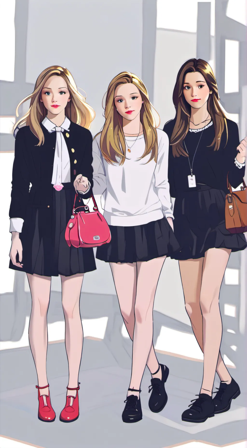 ai character: MEAN GIRLS (the og background