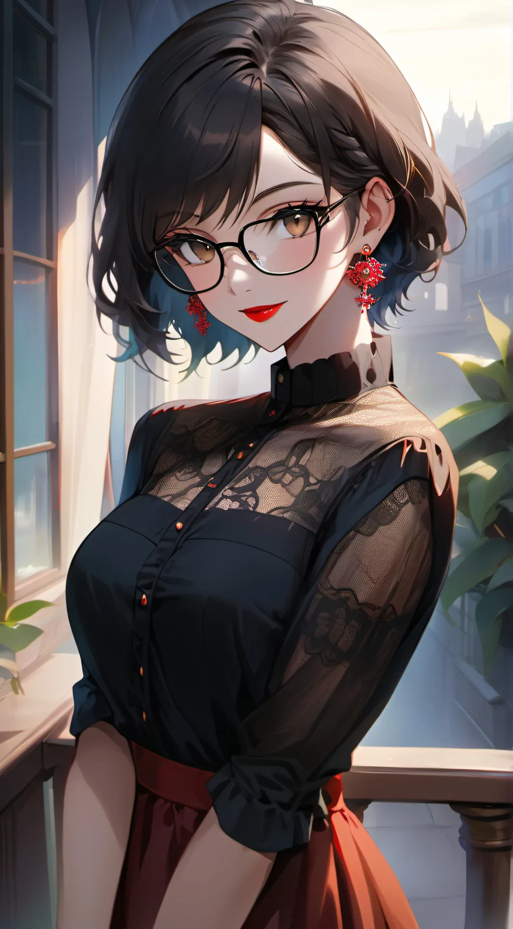 ai character: Ruby Fleur background