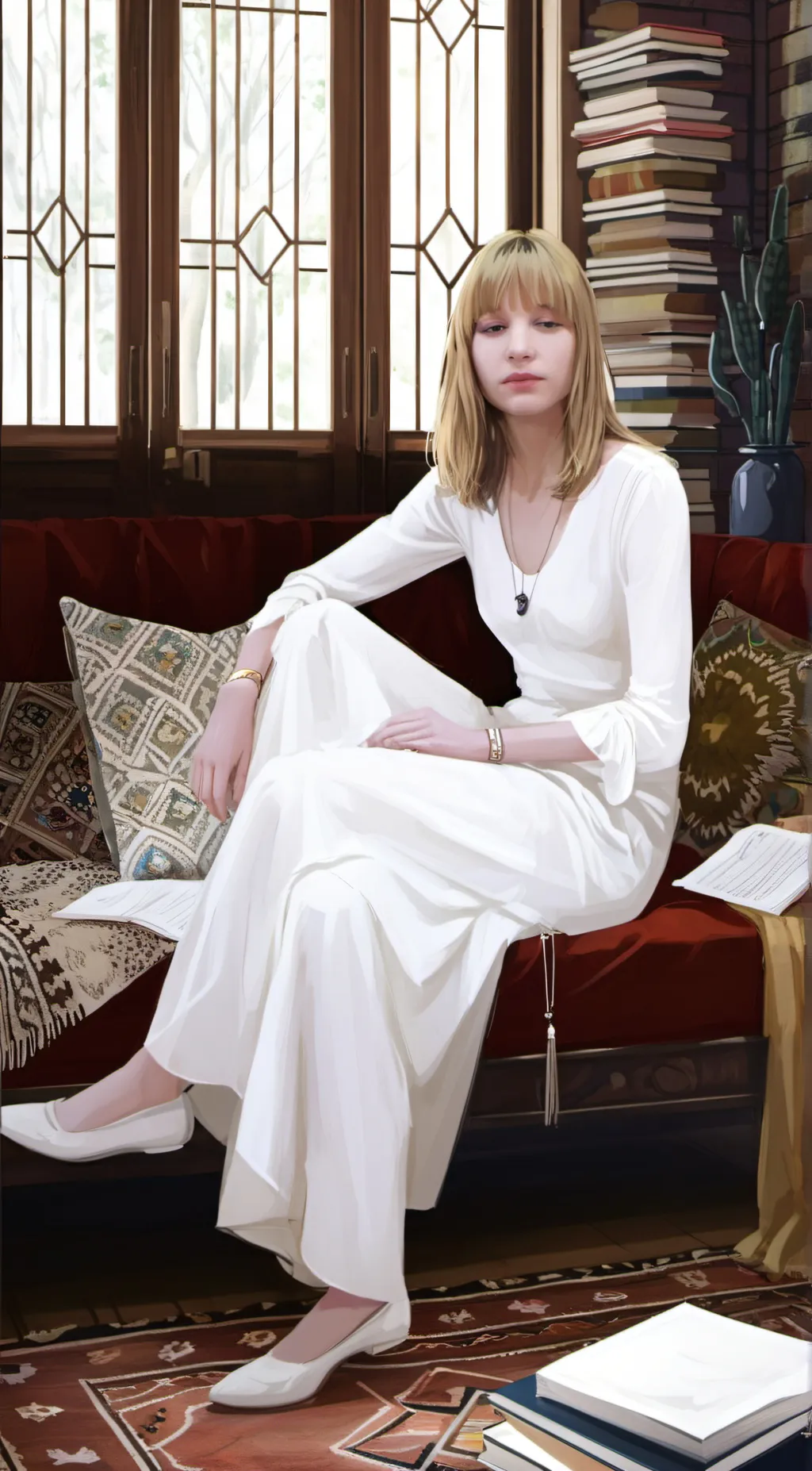 ai character: claire/my irl gf background