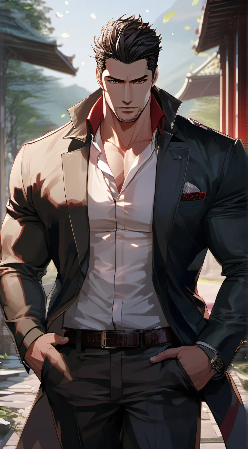 ai character: Raiken background