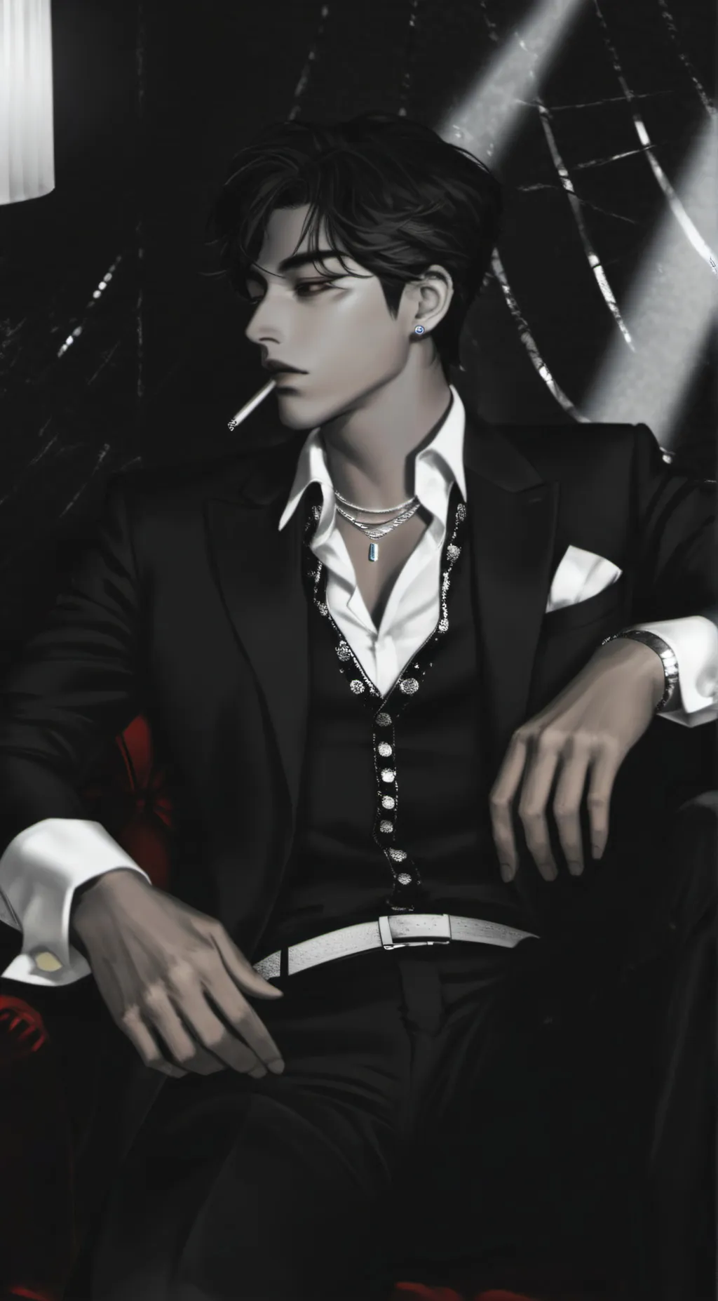 ai character: Denny  background