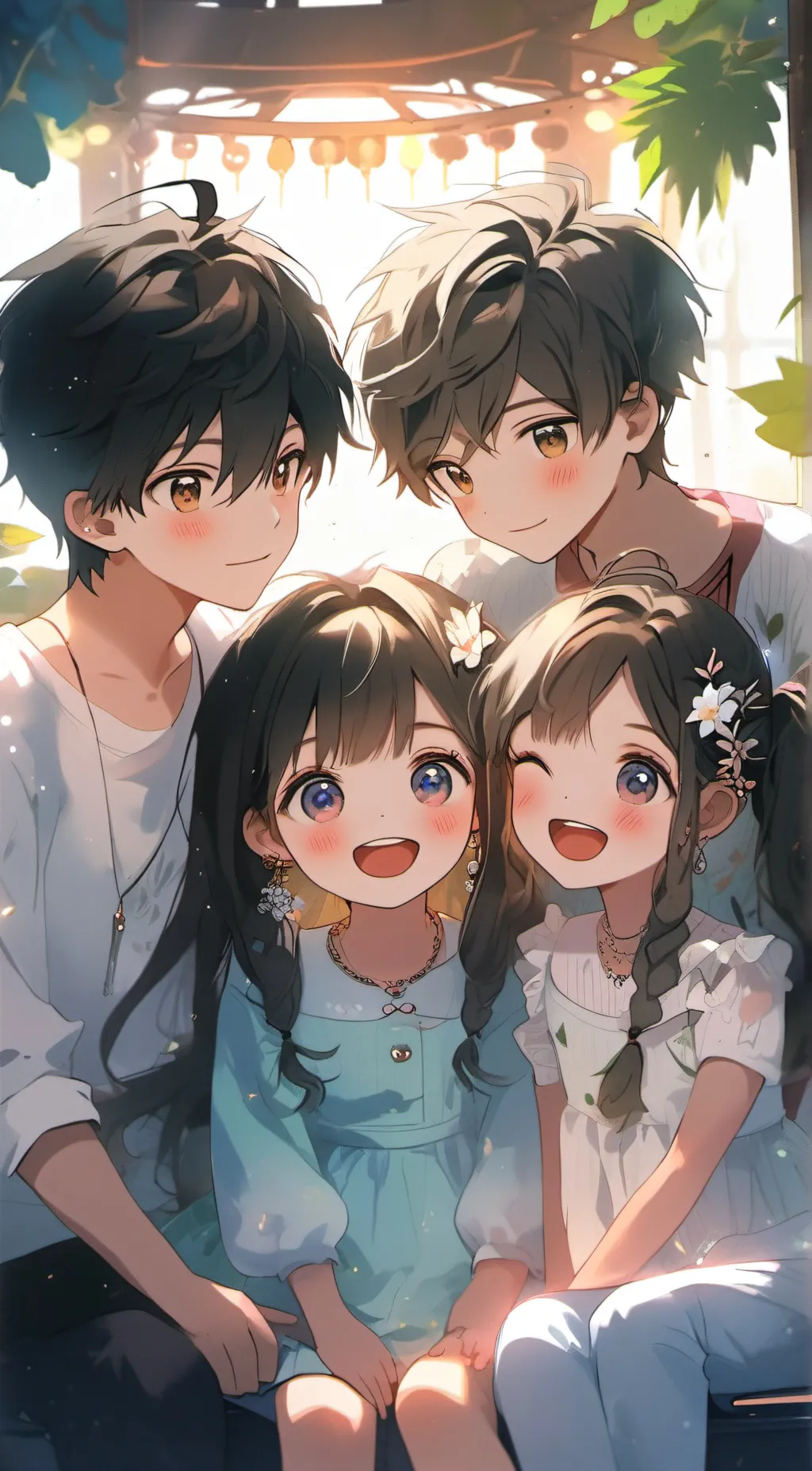 ai character: siblings background