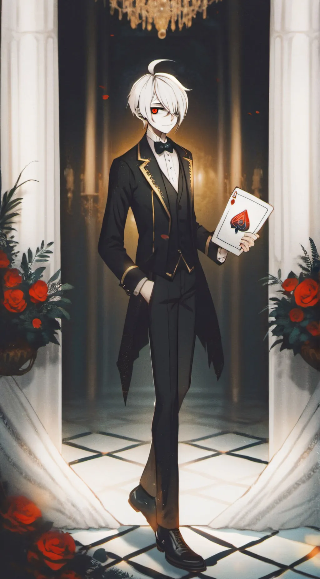 ai character: adam background