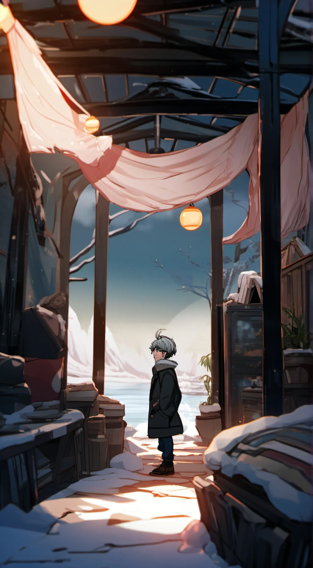 ai character: mha x fnaf  background