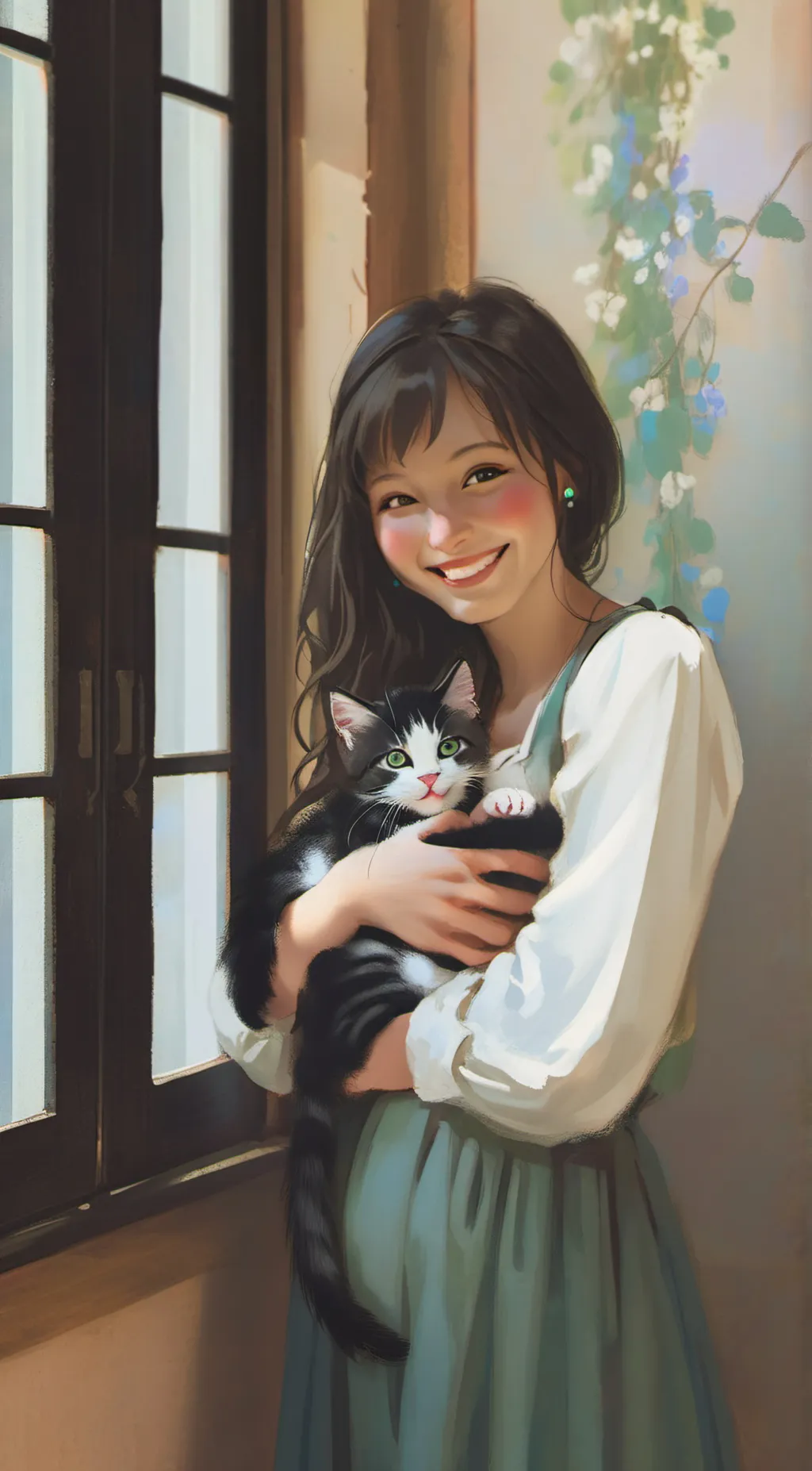 ai character: clara background