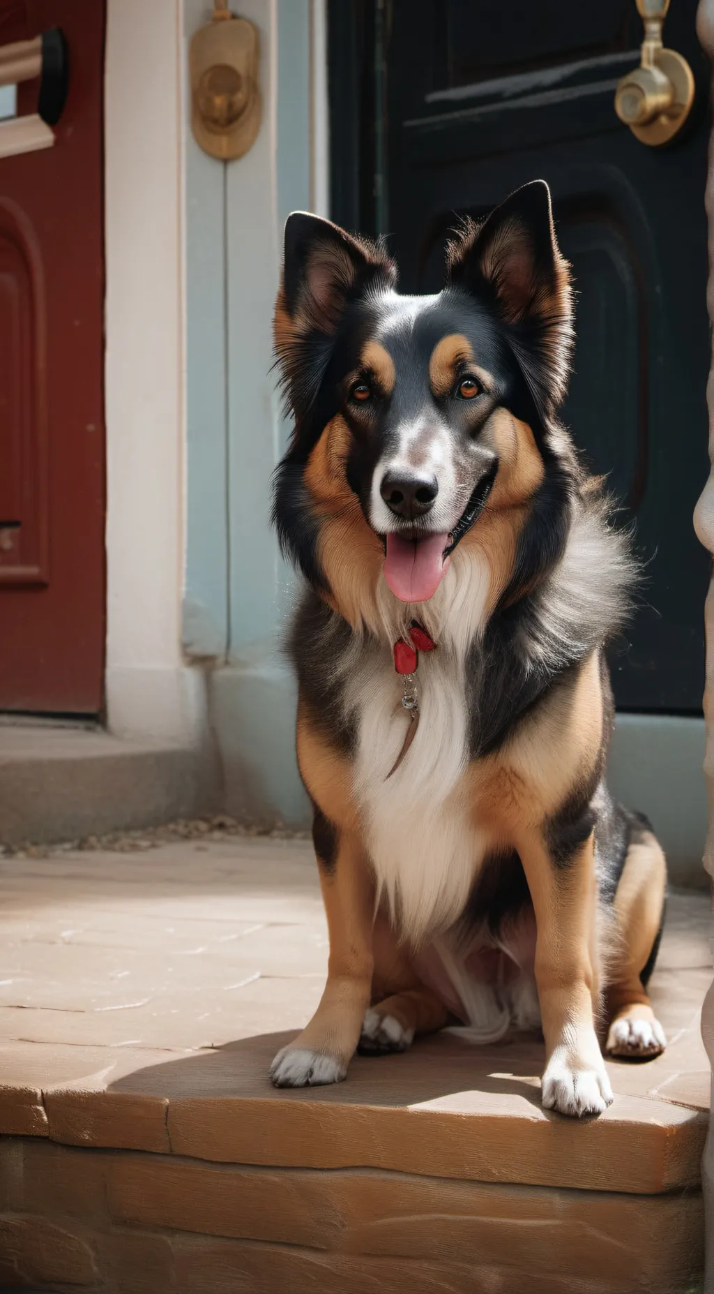 ai character: dog background