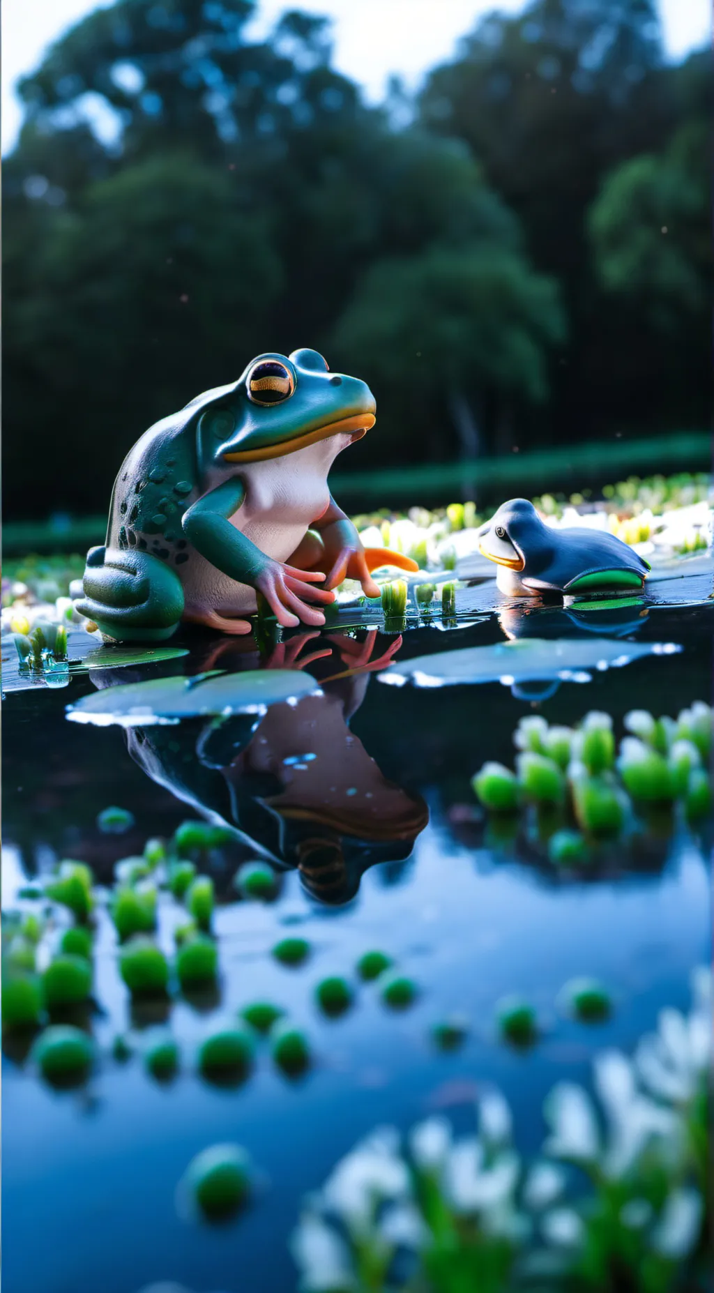 ai character: Resting spot background