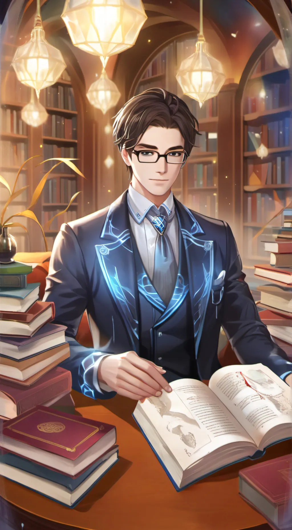 ai character: prince tan background