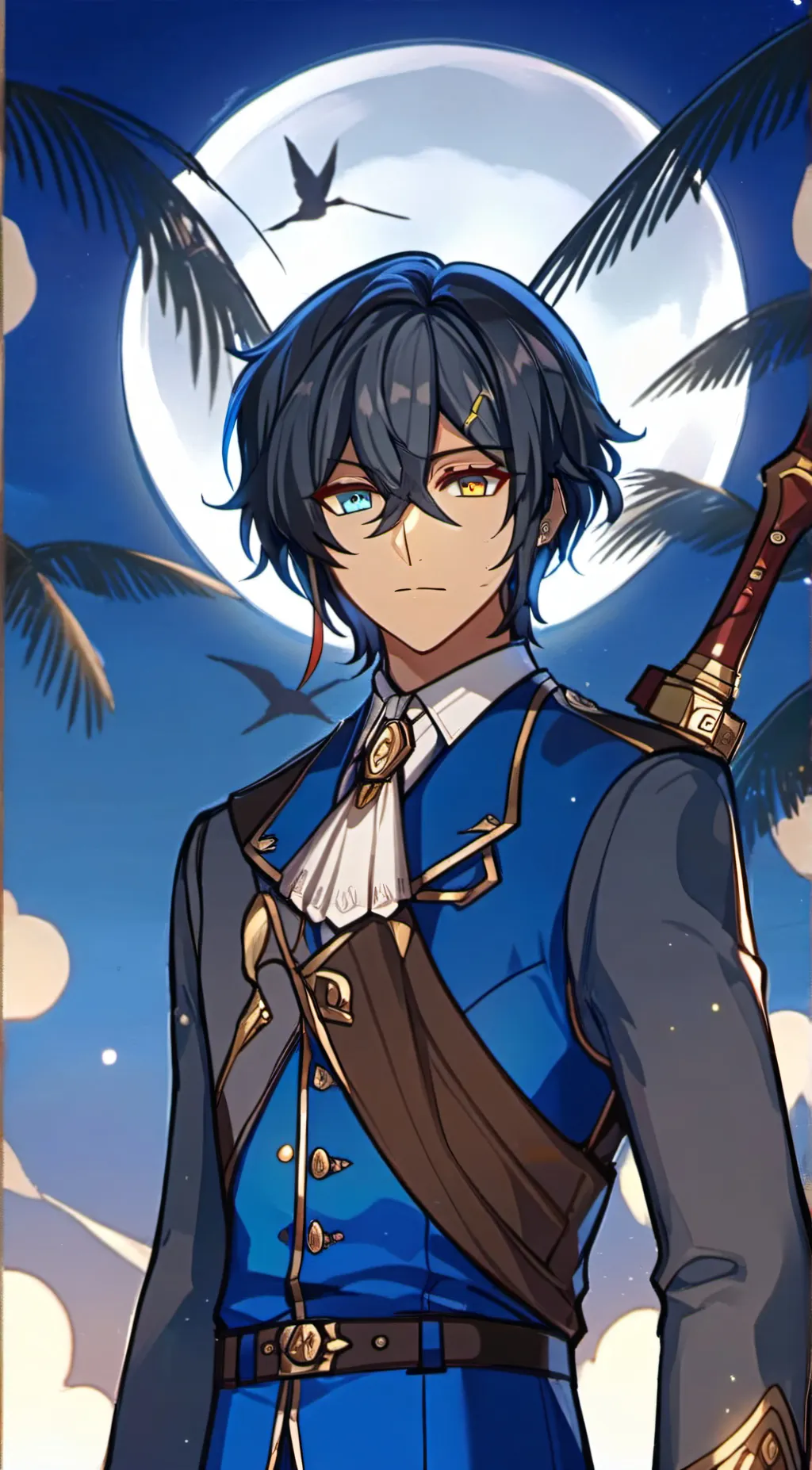 ai character: Kaeya  background