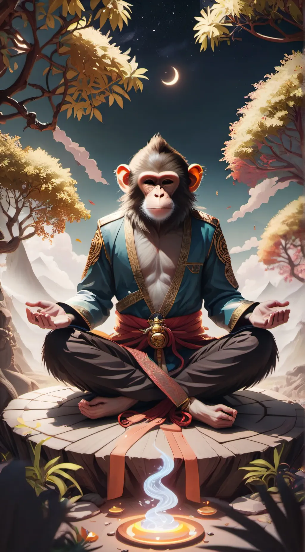 ai character: Rizz Monkey  background