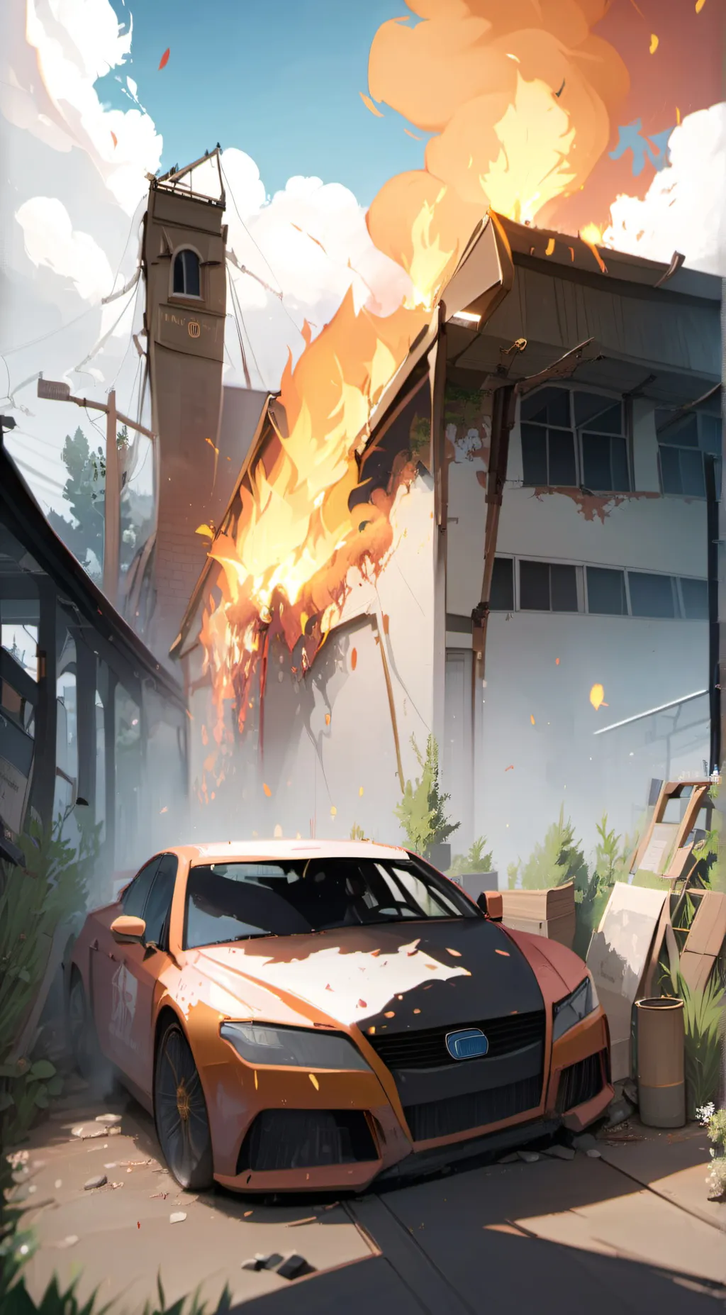 ai character: arson background