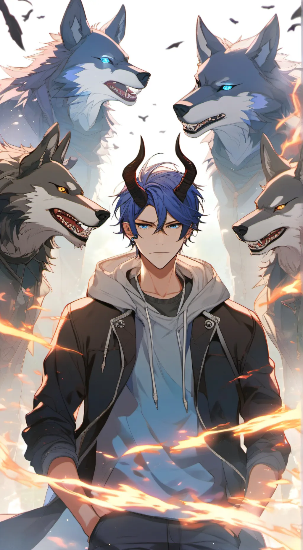 ai character: ☆<Lucas>☆ background