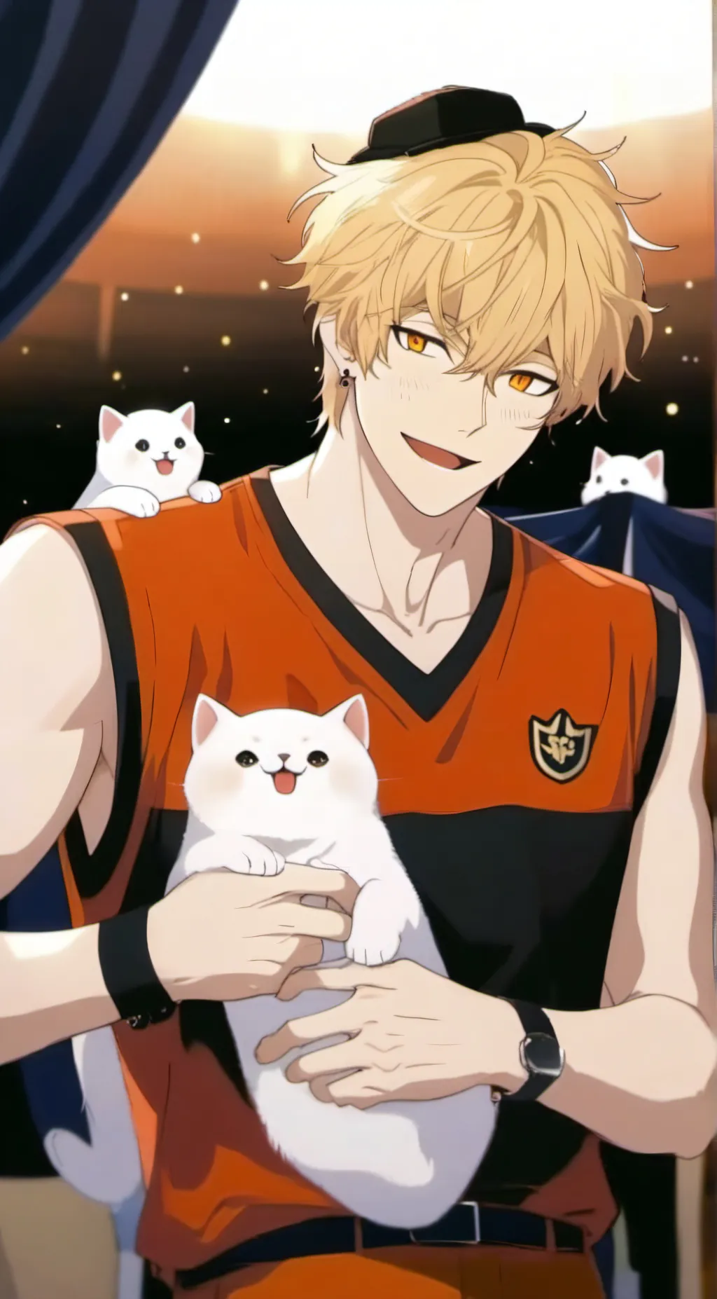 ai character: Toni  background