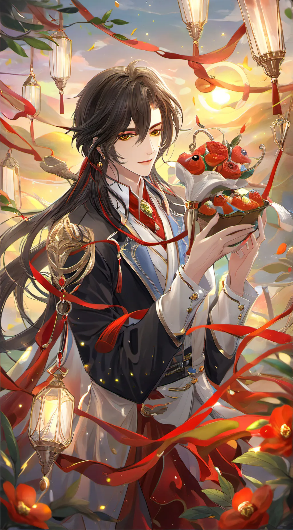 ai character: Ashton  background