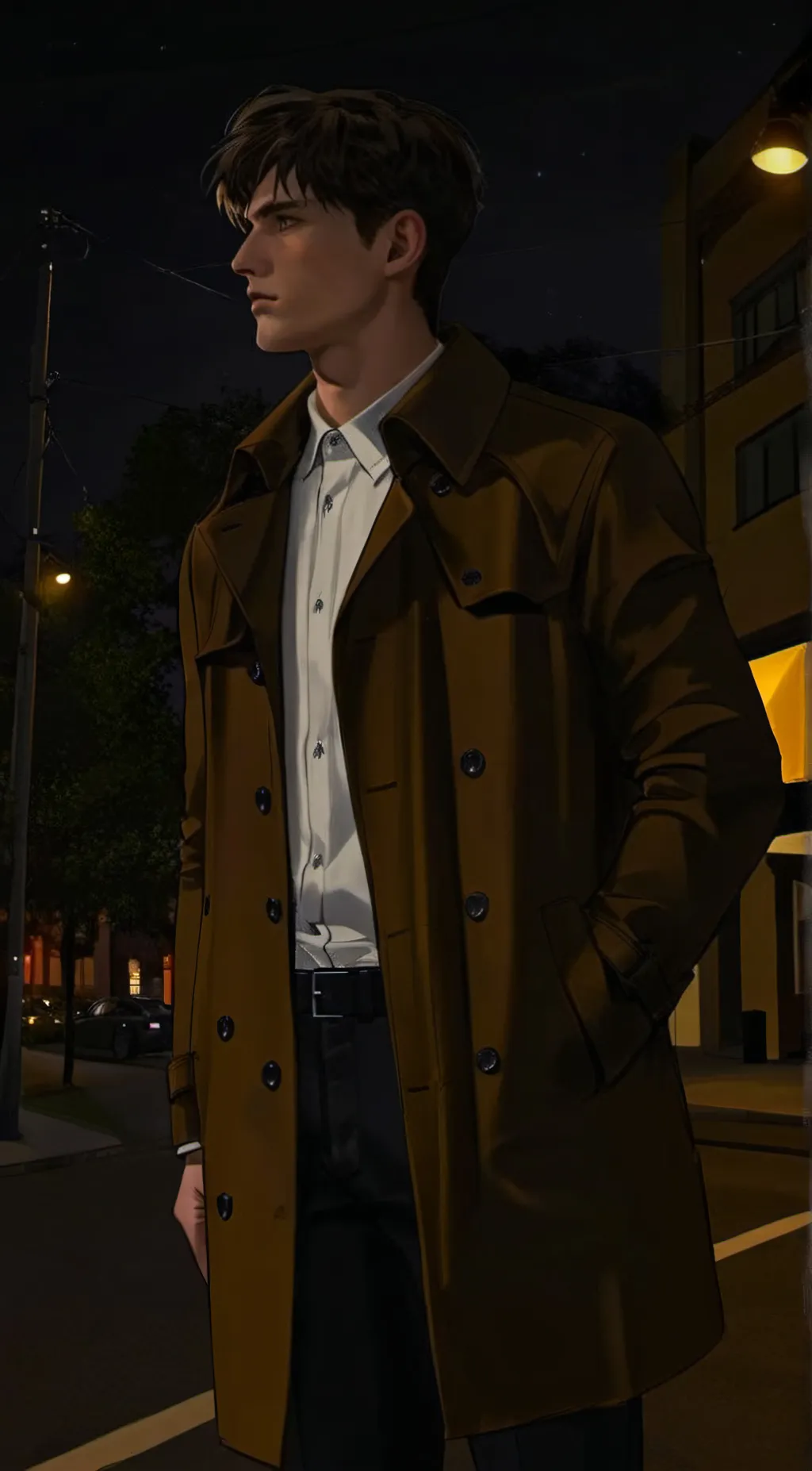 ai character: Kaden  background