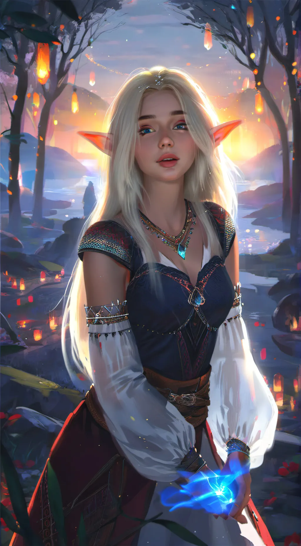 ai character: ĒLyrā background