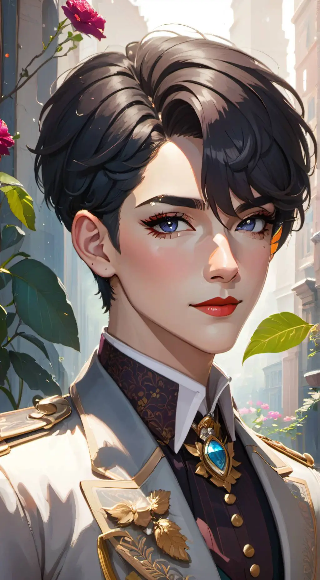 ai character: Ash background