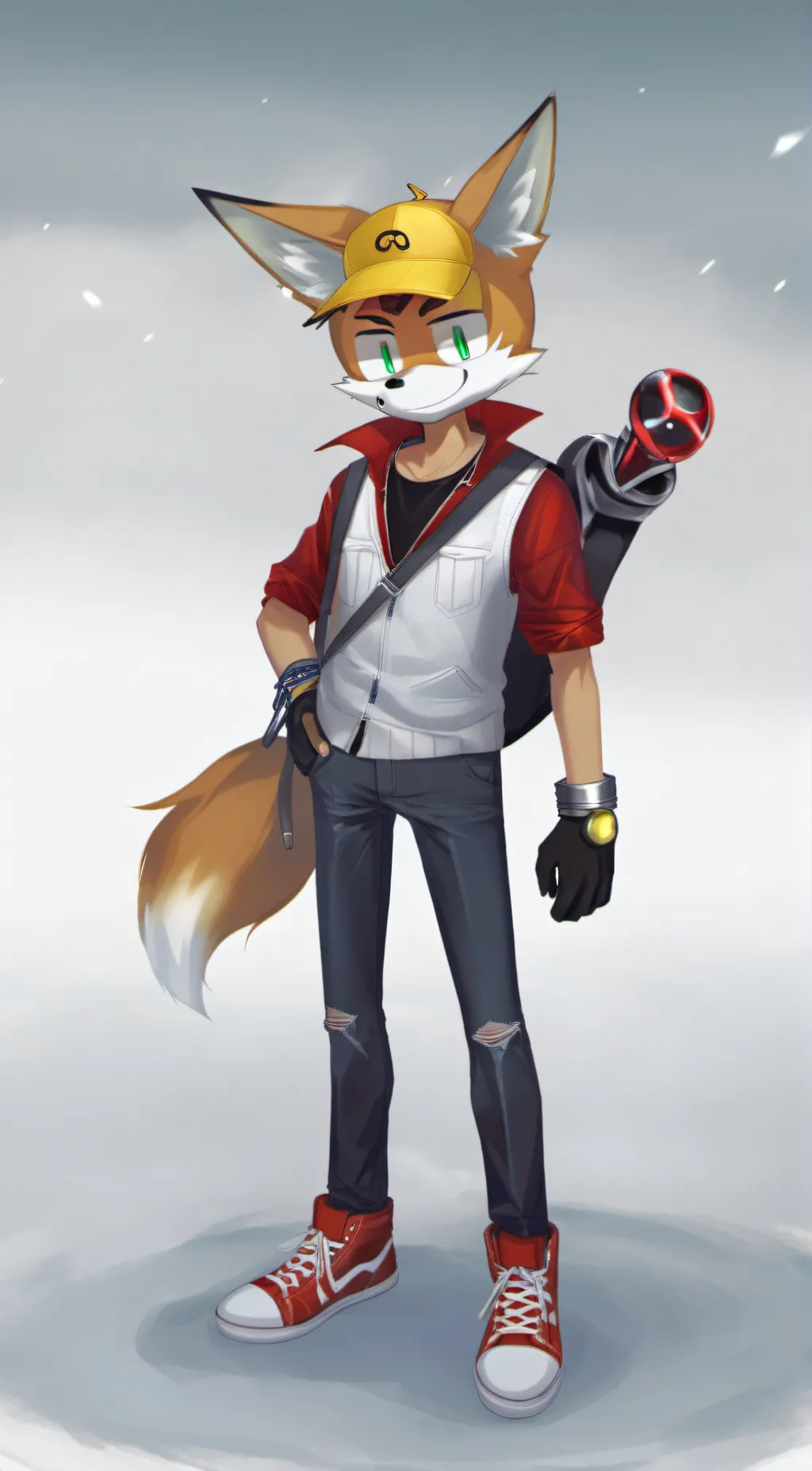 ai character: Miles  background