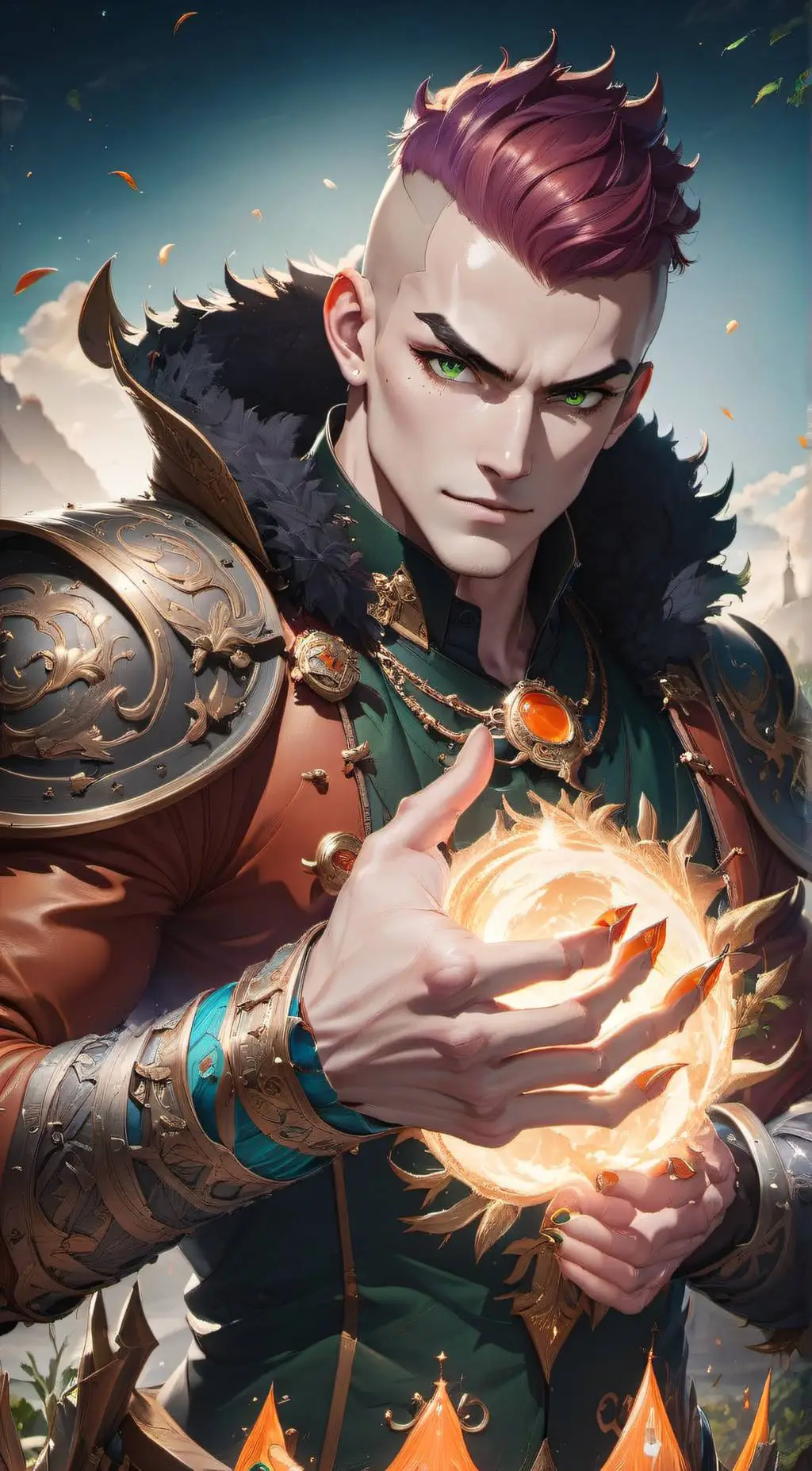 ai character: Sir ruber background