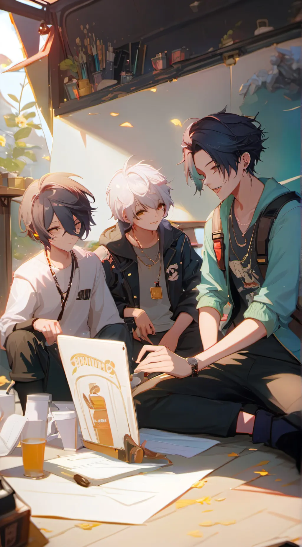 ai character: Omz crew background