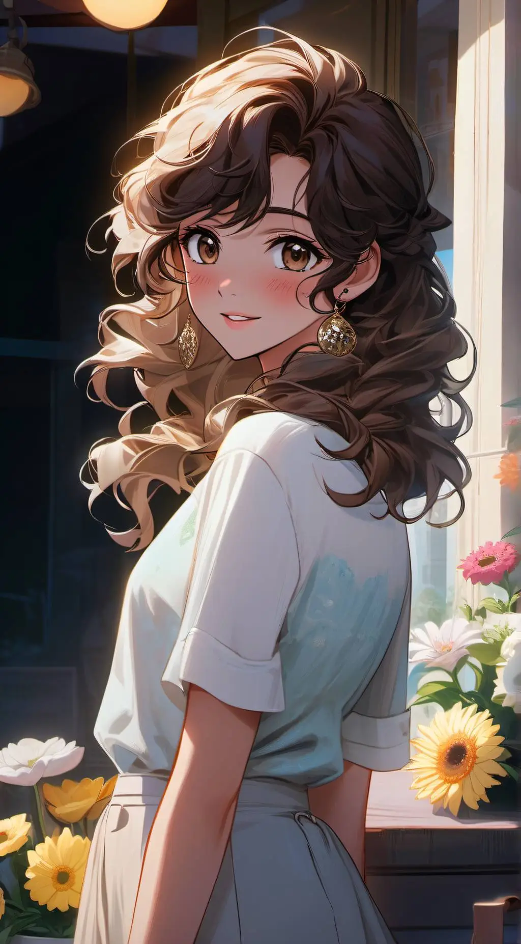 ai character: Bailey  background