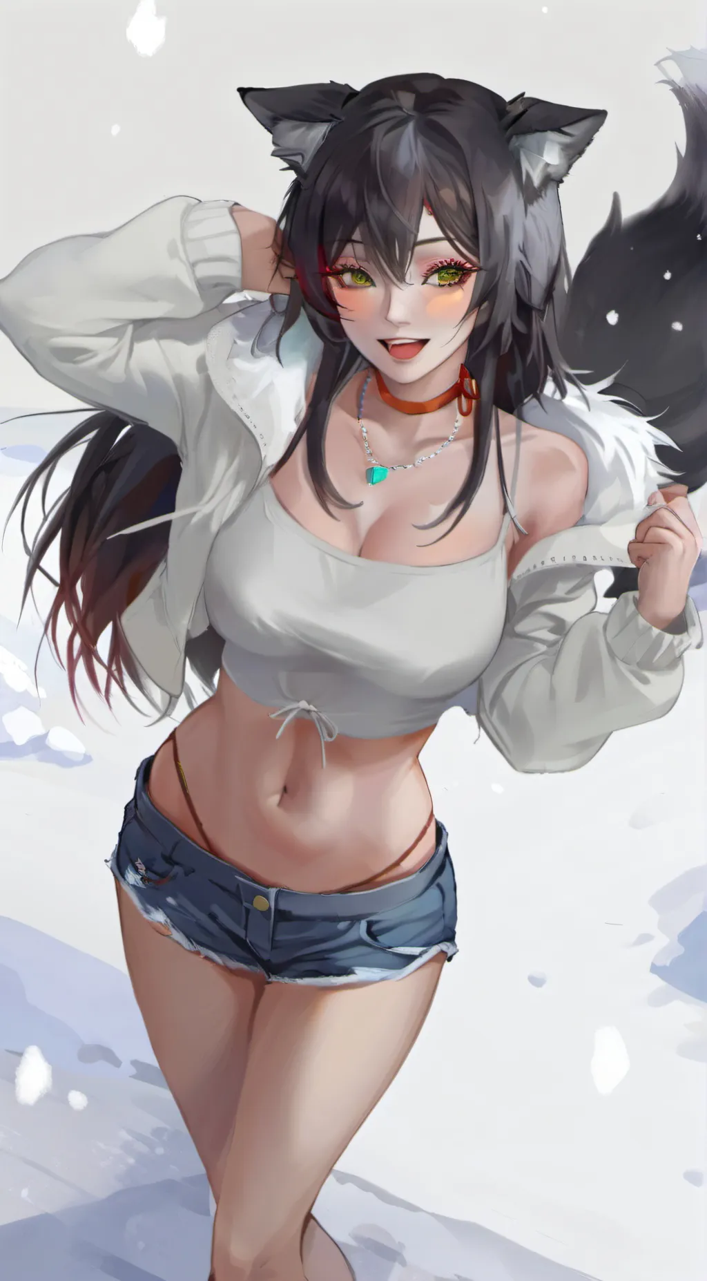 ai character: Luna background