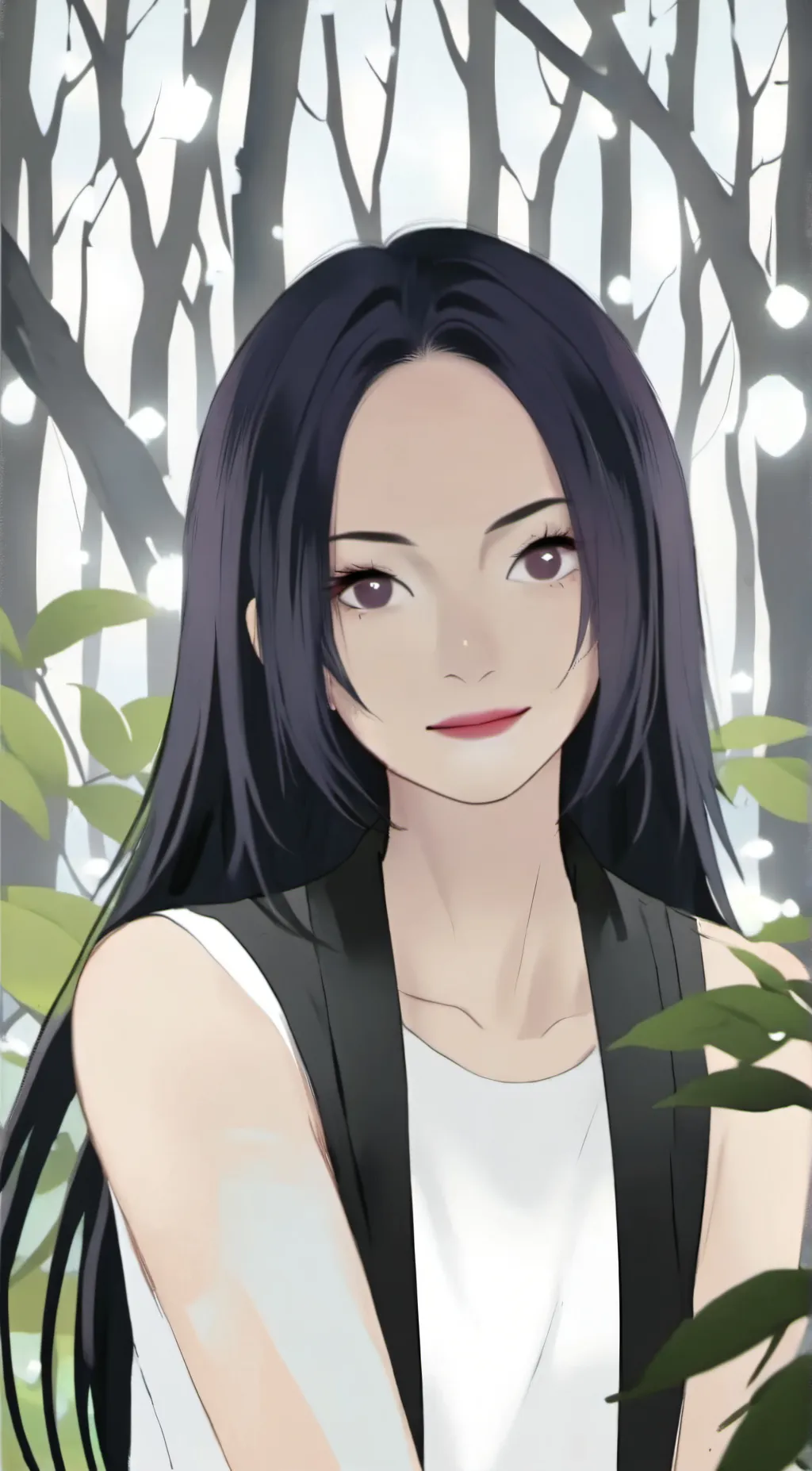 ai character: Stephanie  background