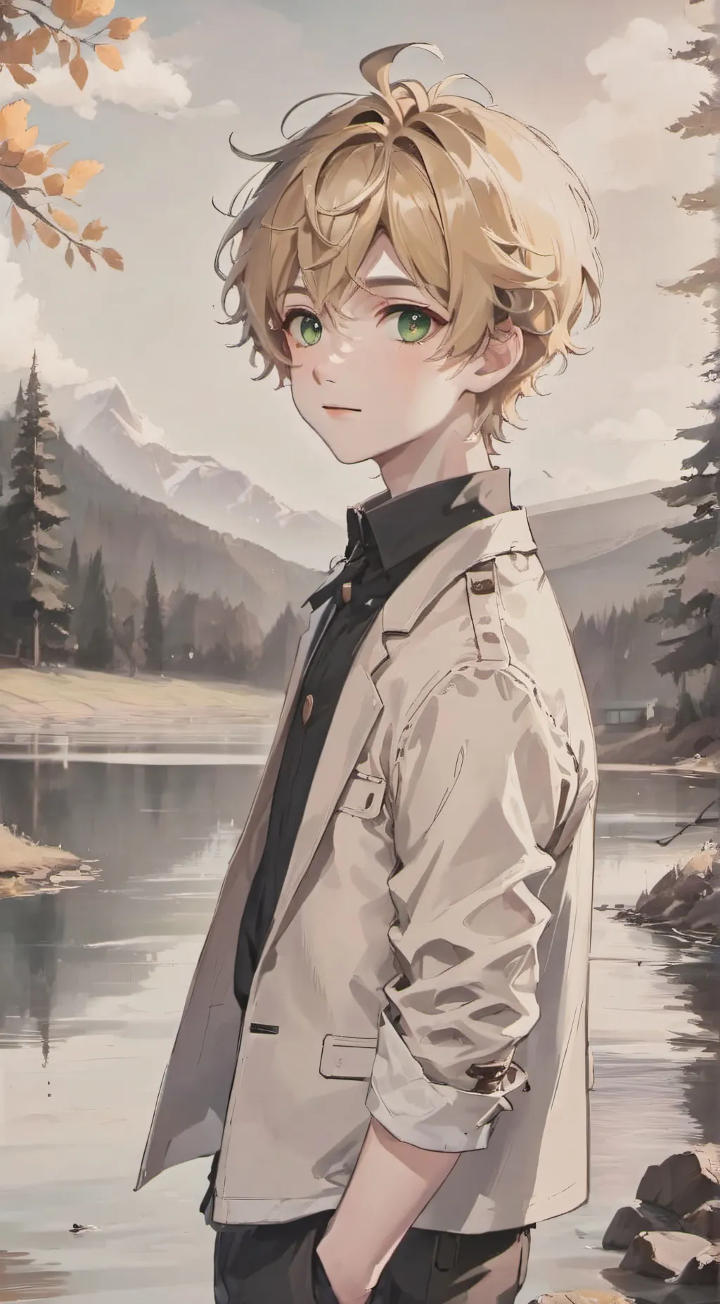 ai character: Sebastian  background