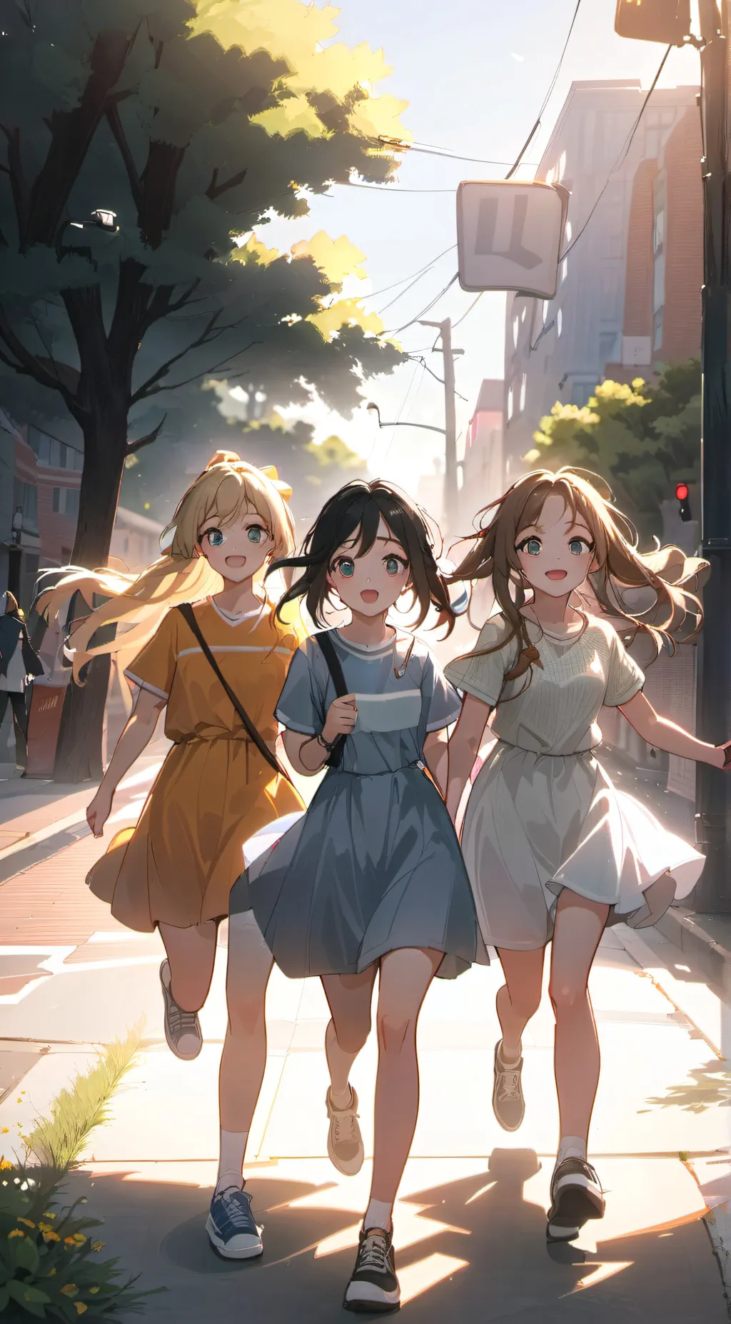 ai character: Girl world💀💀💀💀💀 background