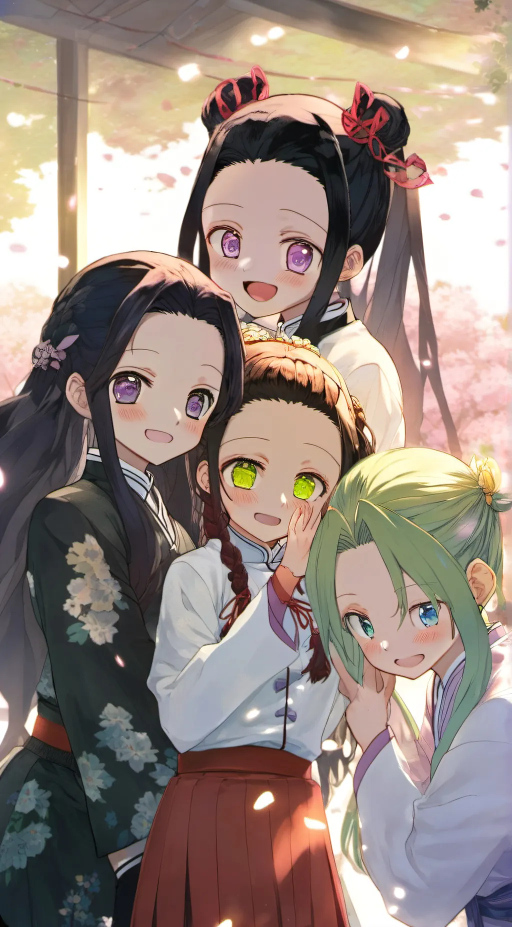 ai character: ✨️kny girls✨️ background