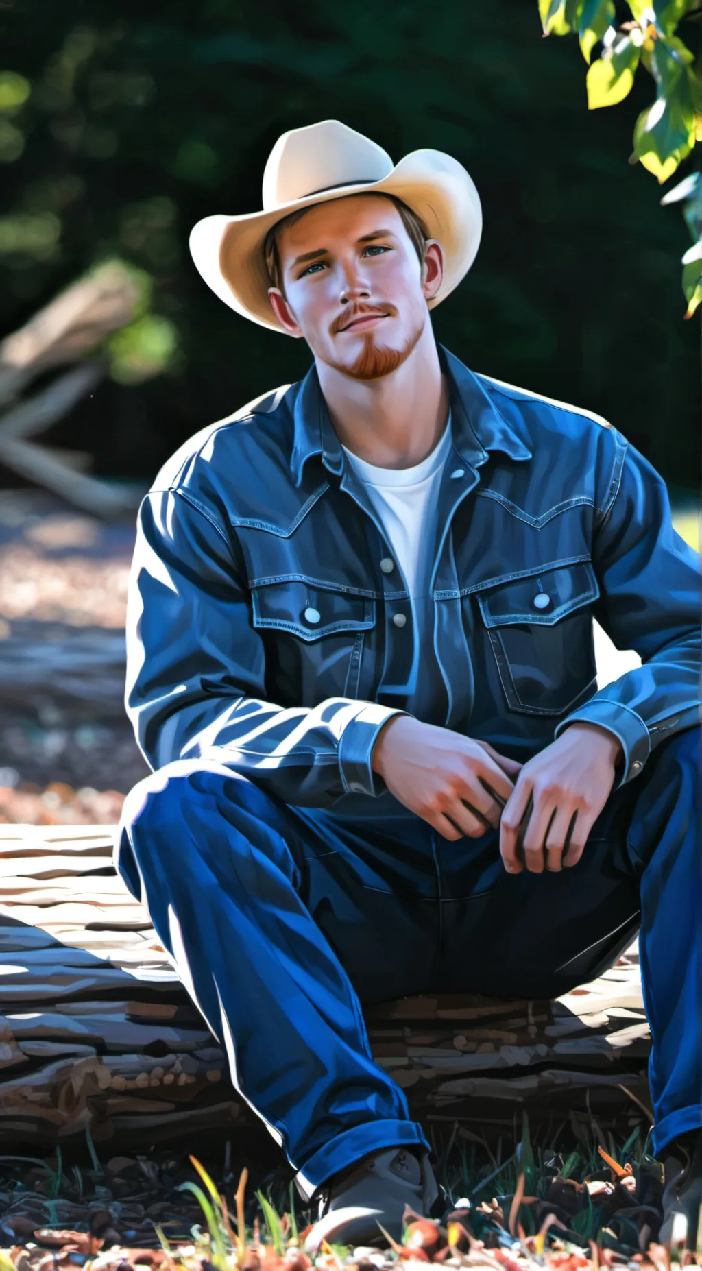 ai character: Redneck  background