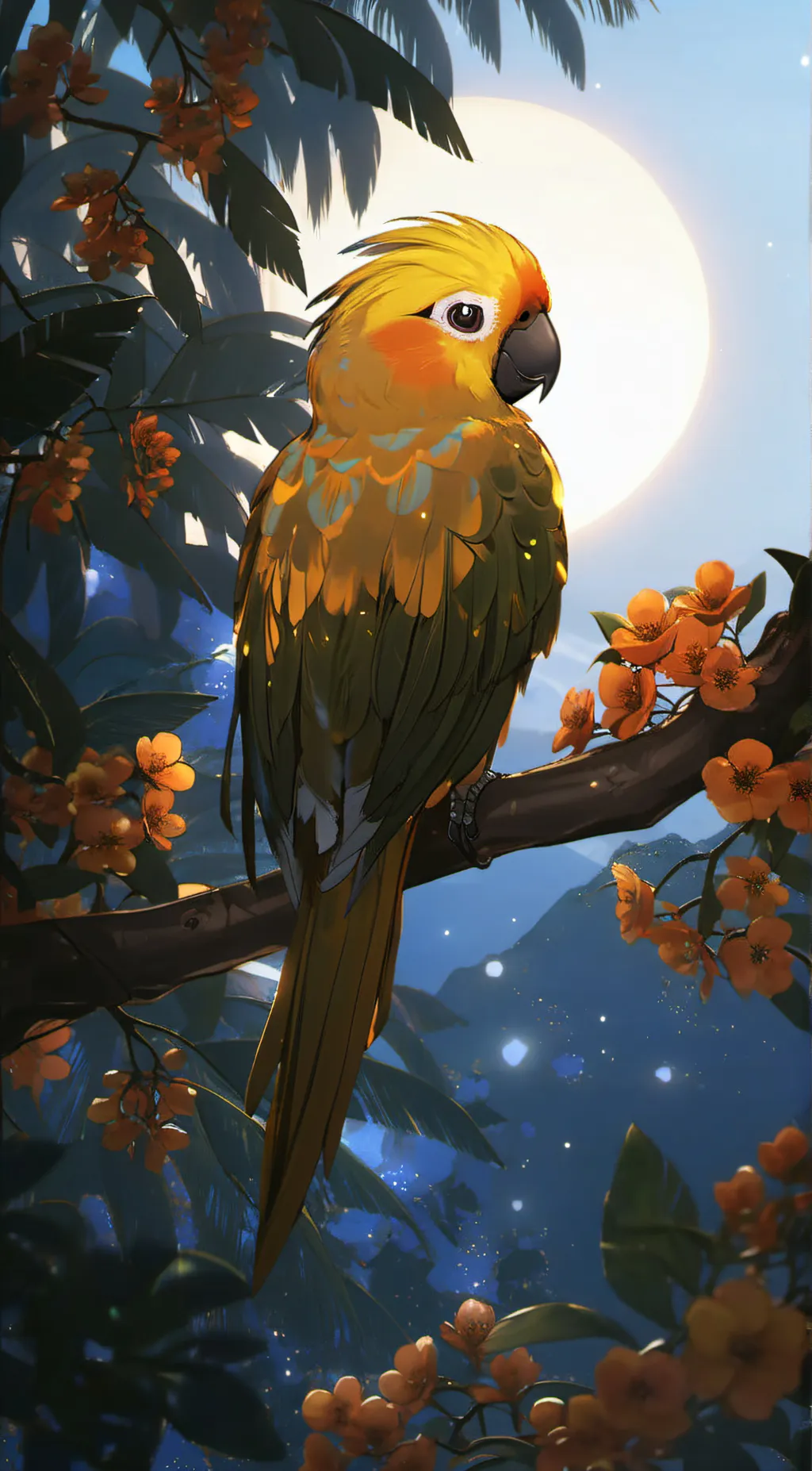 ai character: Lemon background