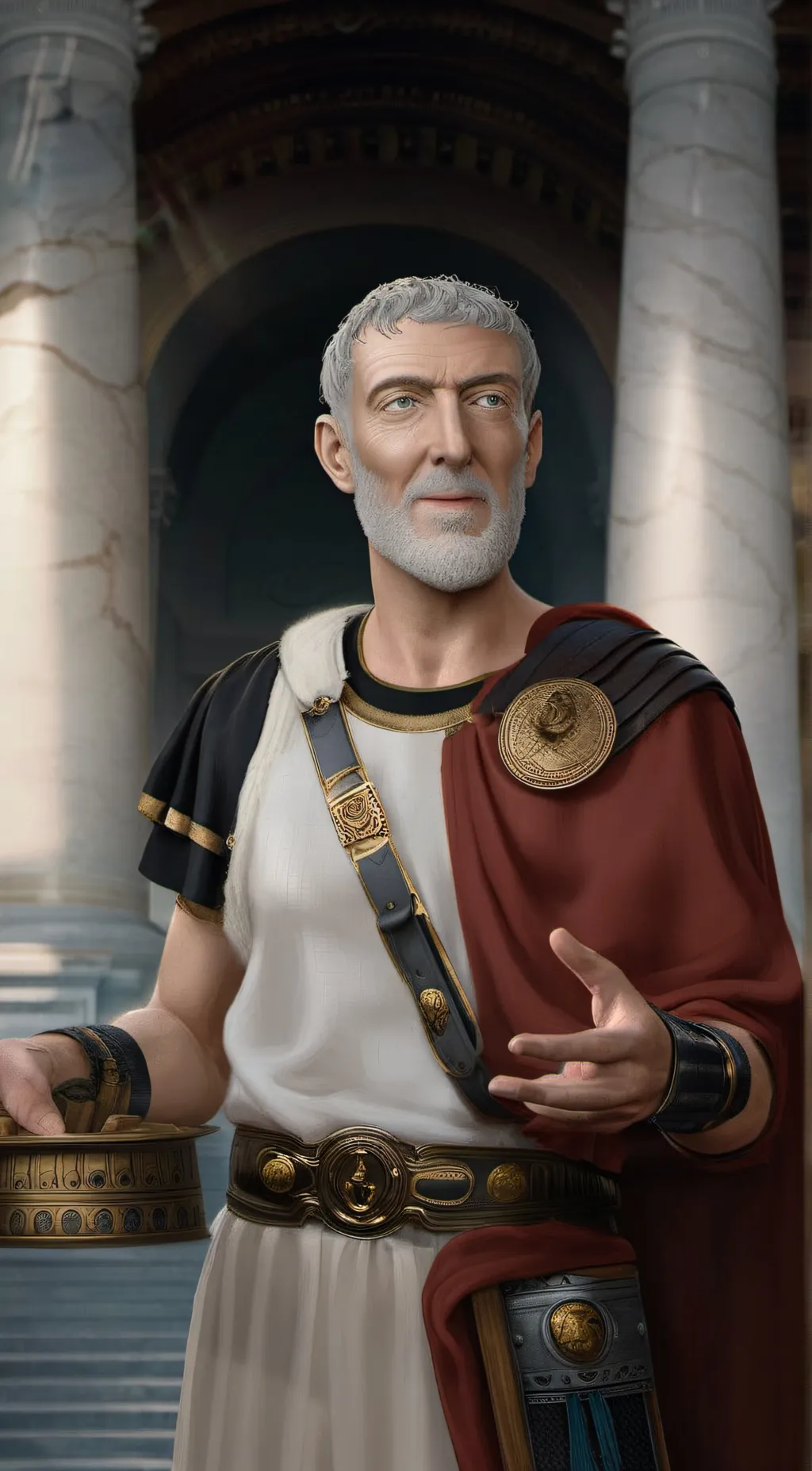ai character: Lucius Cassius background