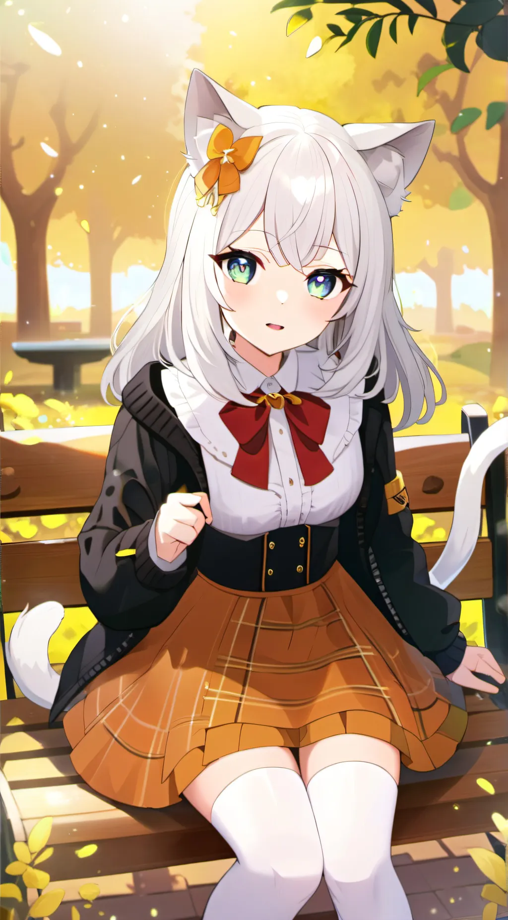 ai character: Selene Snowpaws background