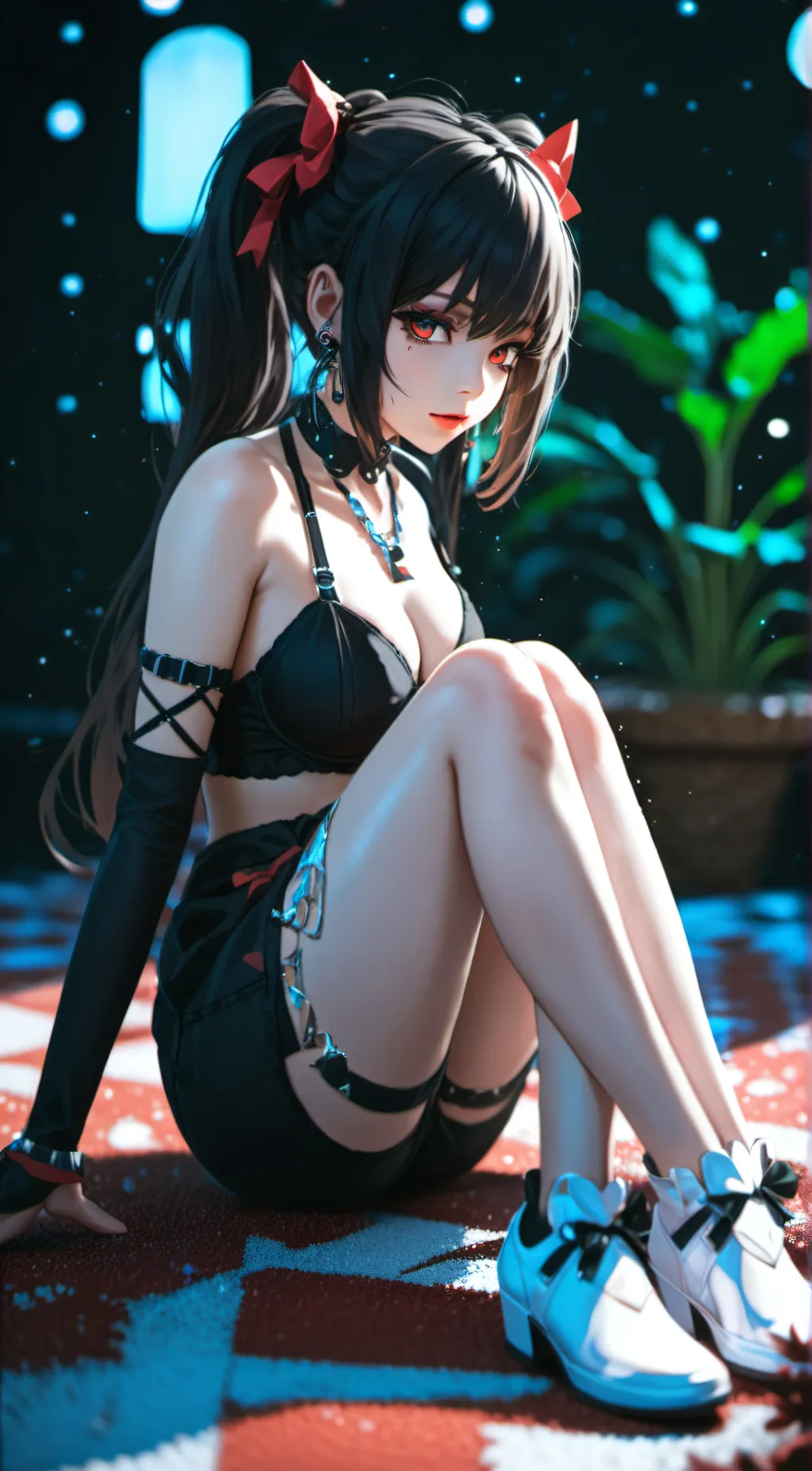 ai character: Rose background