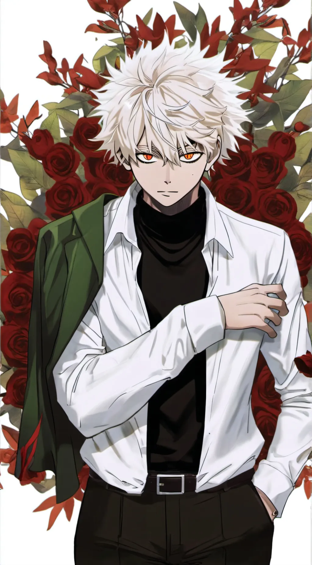 ai character: bakugo  background