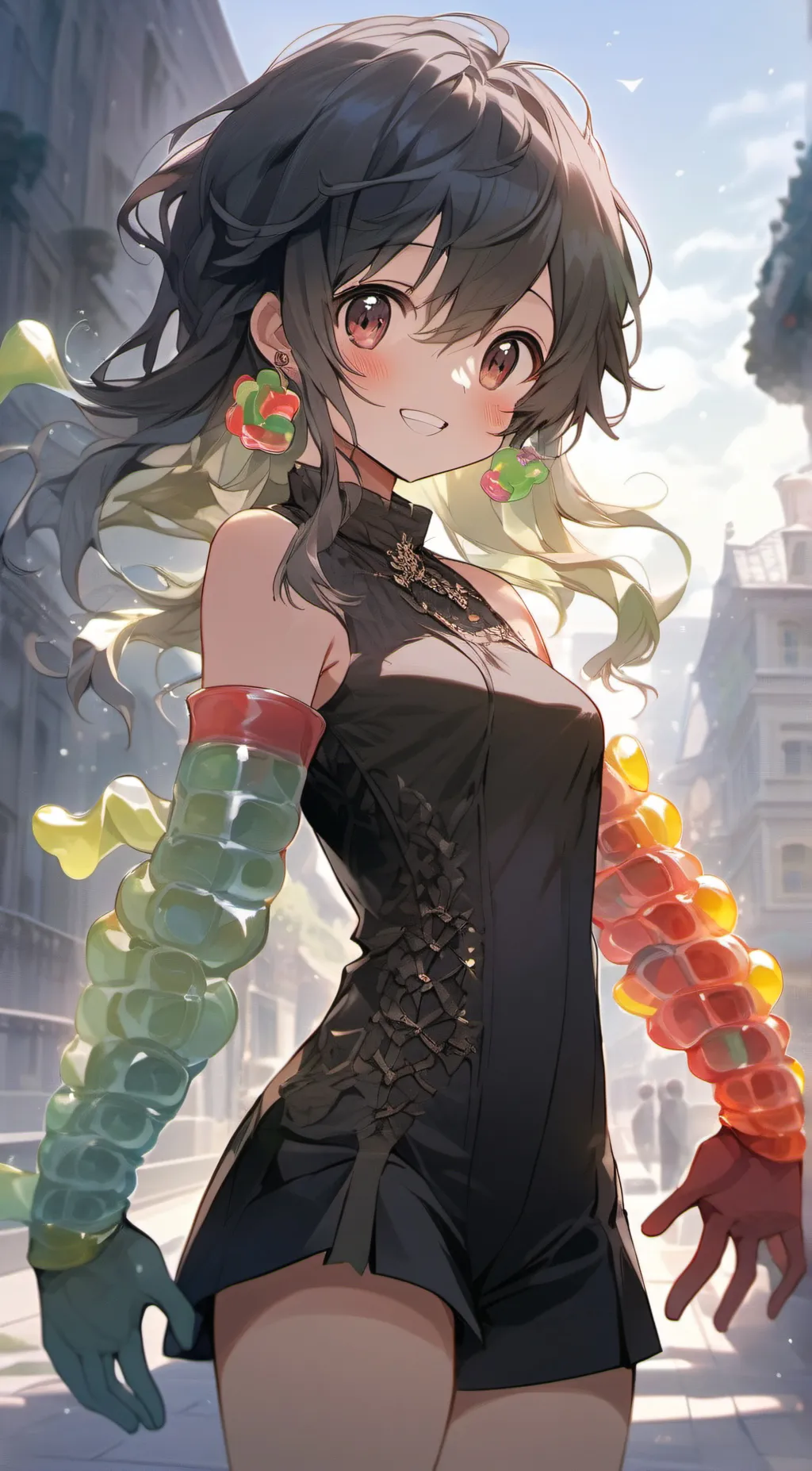 ai character: Arms background