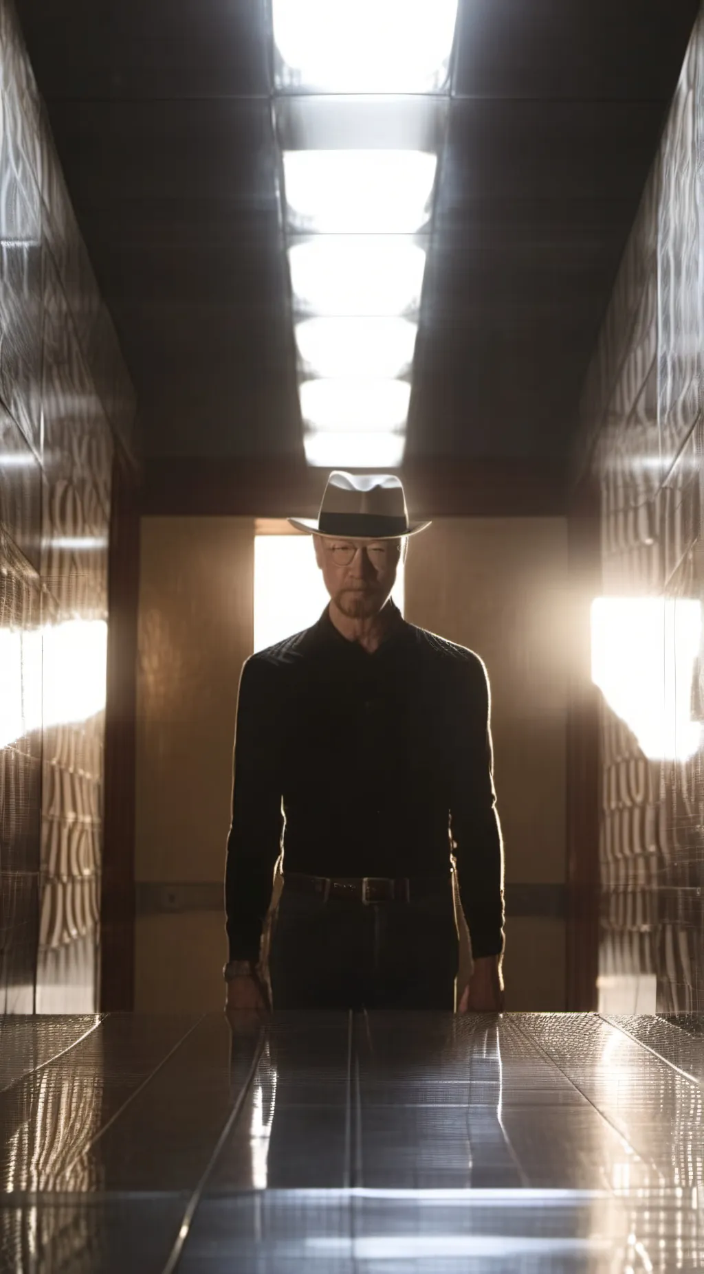 ai character: WALTER WHITE background