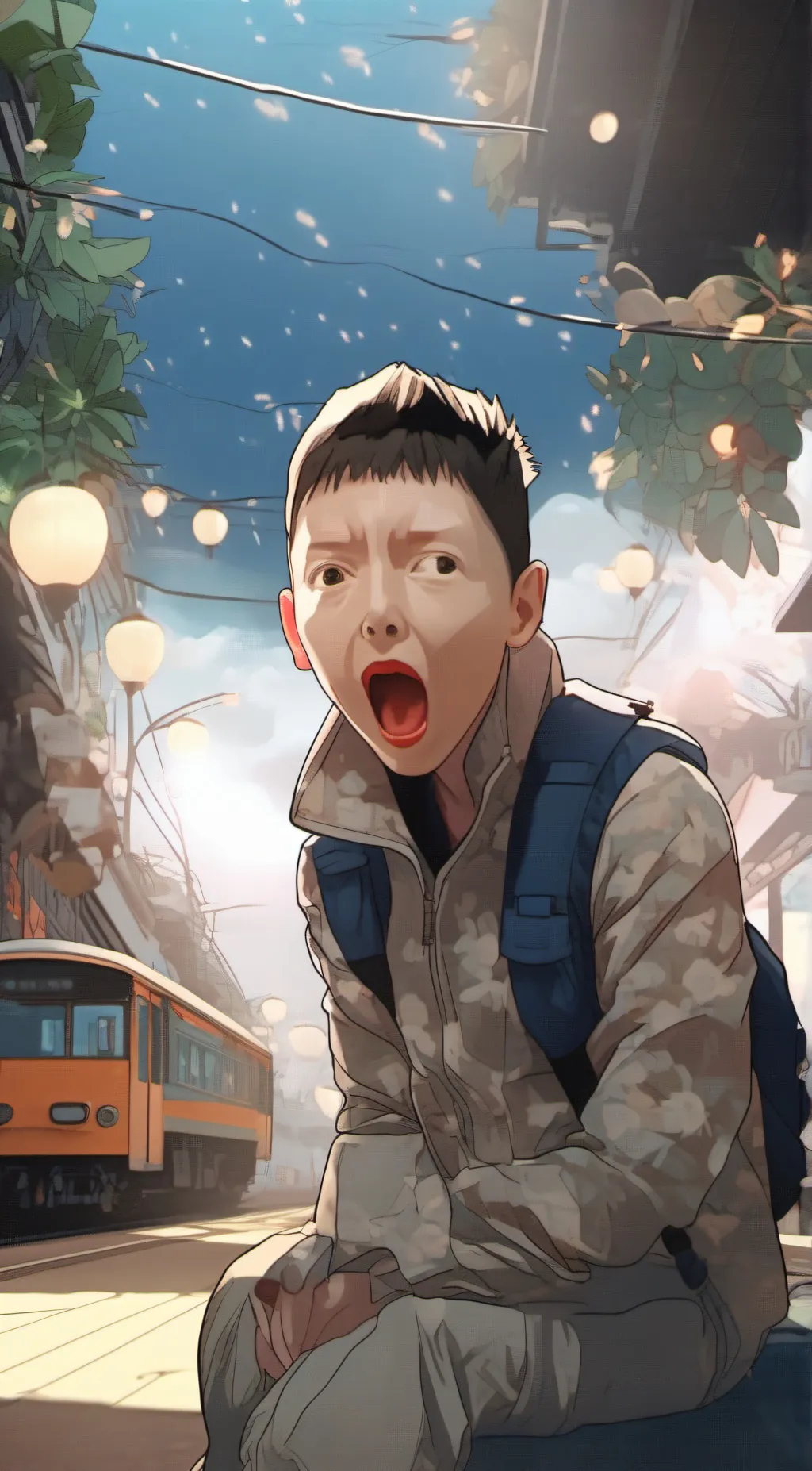 ai character: ishow speed  background