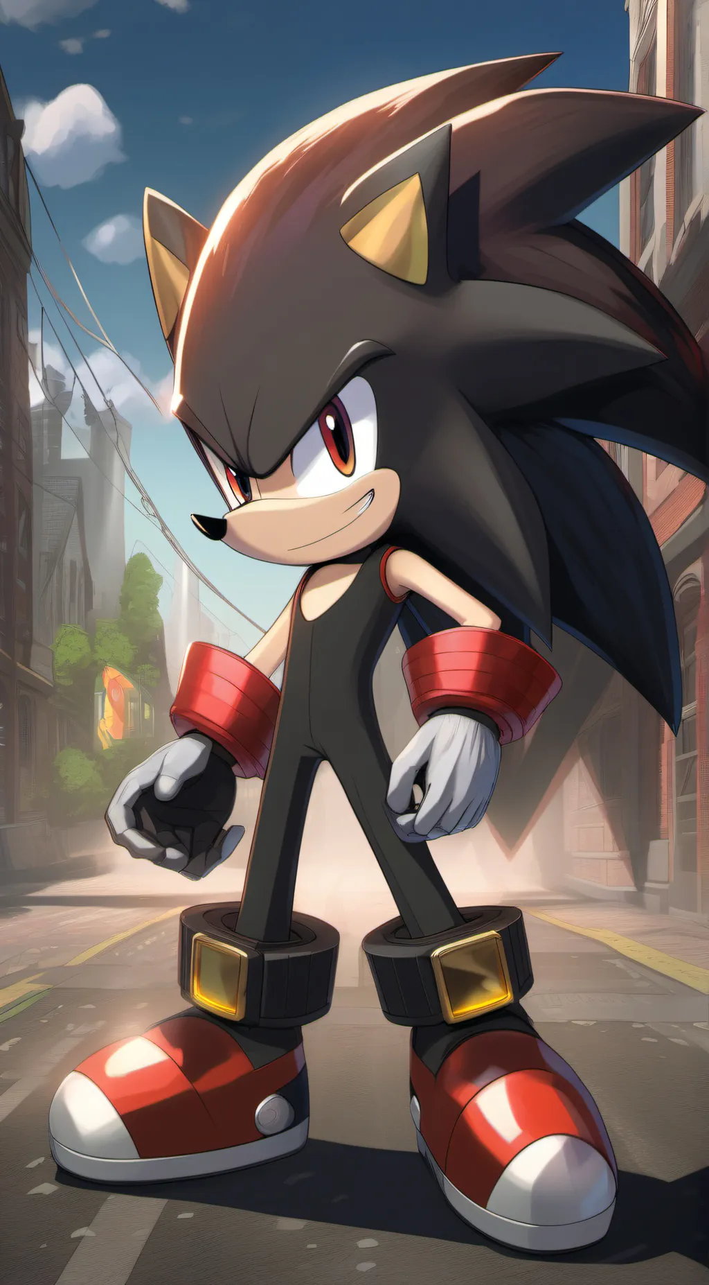 ai character: Shadow  background