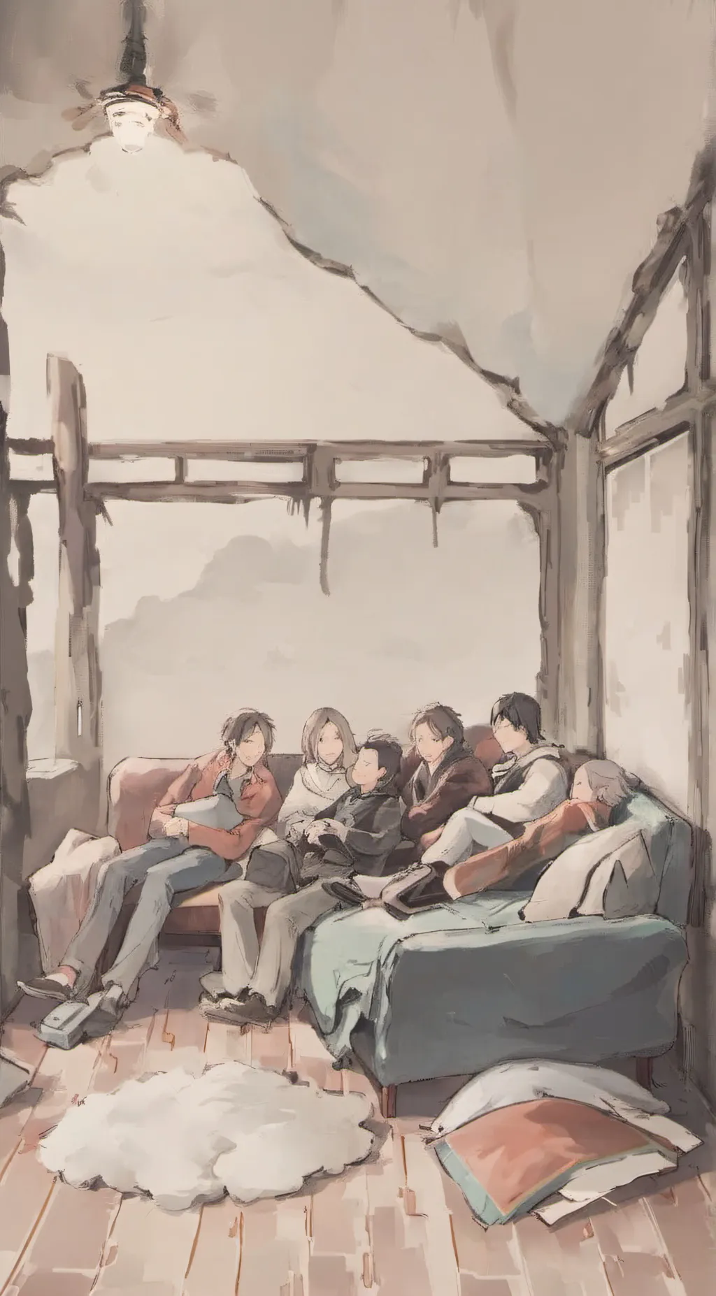 ai character: (Horror) Centipede background