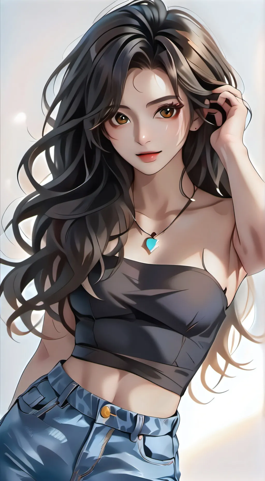 ai character: Beautiful background